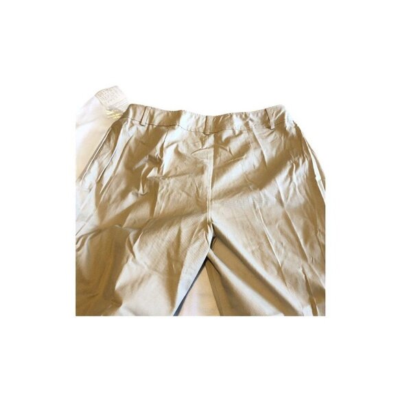 Design Elements Donna Degnan Womens Pants 24W Tan Wide‎ Waistband Pockets - Picture 3 of 5